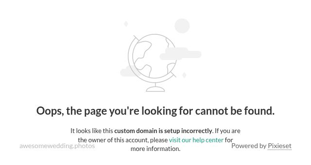 Screenshot of awesomewedding.photos
