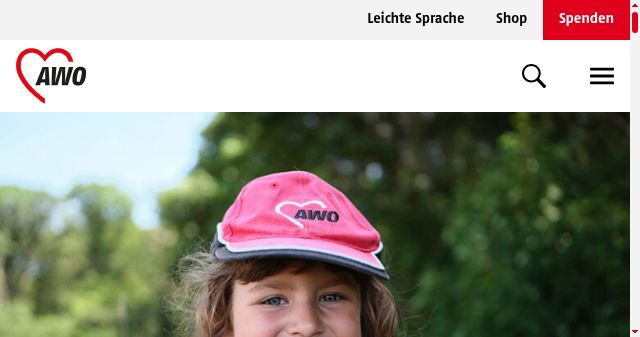 Screenshot of awo.org