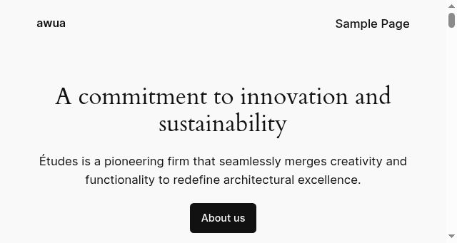 Screenshot of awua.mx