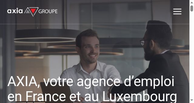 Screenshot of axia-groupe.com