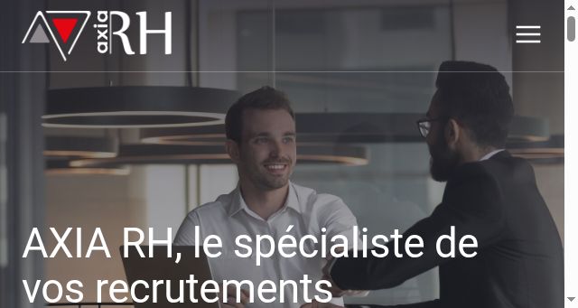 Screenshot of axia-rh.fr