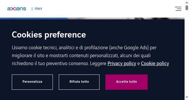 Screenshot of axians.it