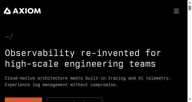 Screenshot of axiom.co