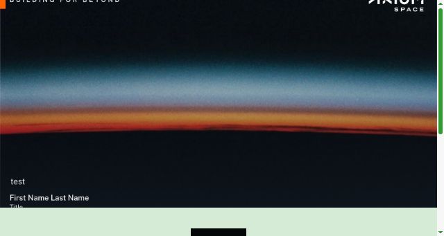 Screenshot of axiom.space