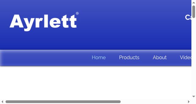 Screenshot of ayrlett.com