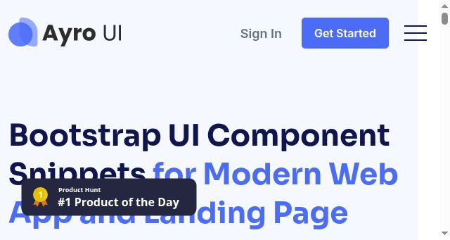 Screenshot of ayroui.com