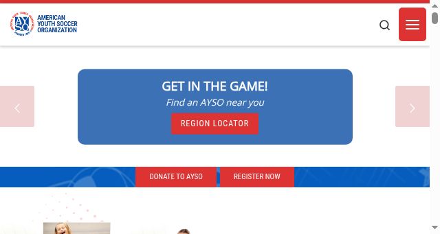 Screenshot of ayso.org