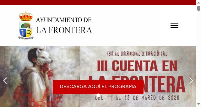Screenshot of aytofrontera.org