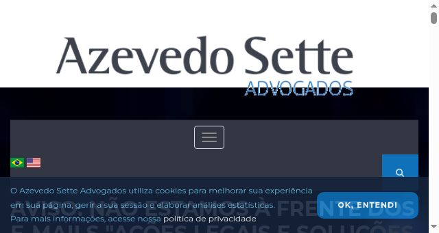 Screenshot of azevedosette.com.br