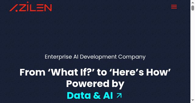 Screenshot of azilen.com