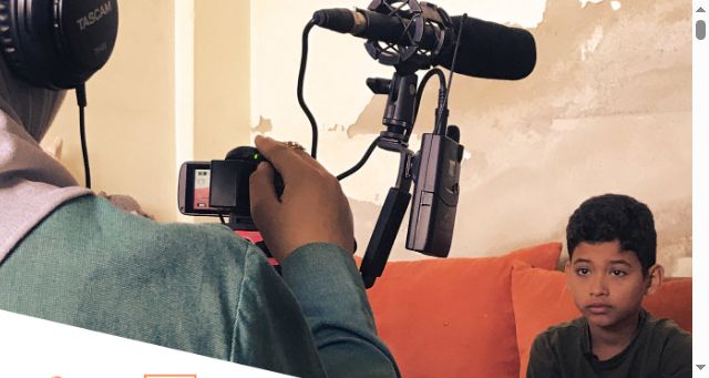 Screenshot of azraqfilmschool.org