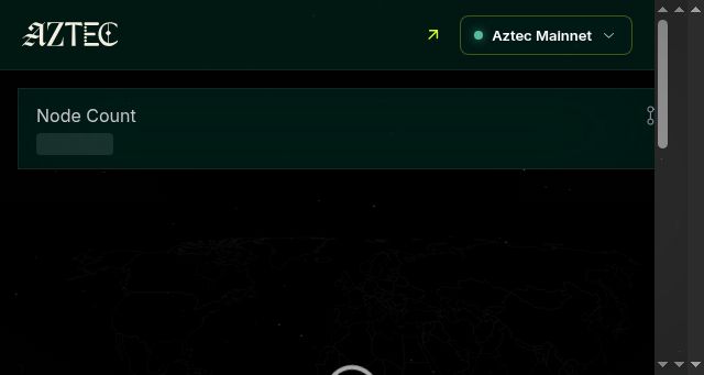 Screenshot of aztecnodes.xyz