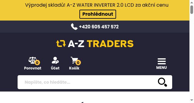 Screenshot of aztraders.cz