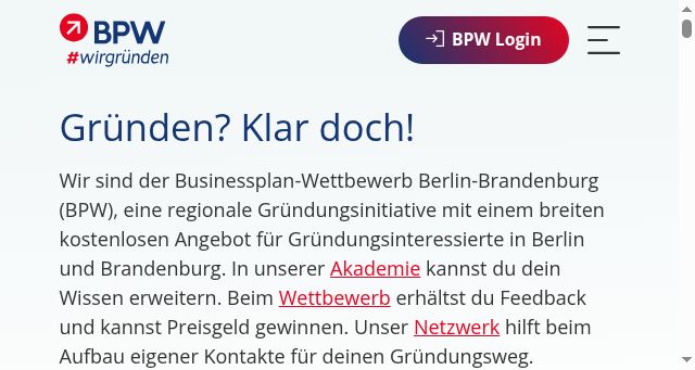 Screenshot of b-p-w.de