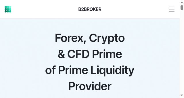 Screenshot of b2broker.com