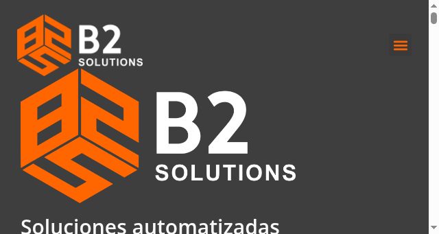 Screenshot of b2solutions.mx