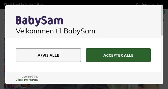 Screenshot of babysam.dk