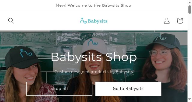 Screenshot of babysits.shop