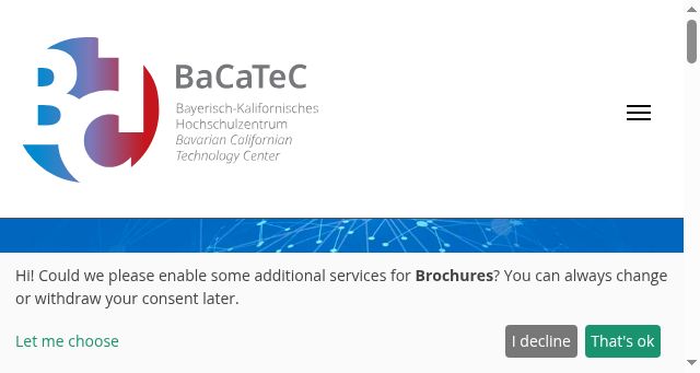Screenshot of bacatec.de