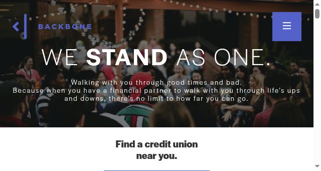 Screenshot of backbone.us