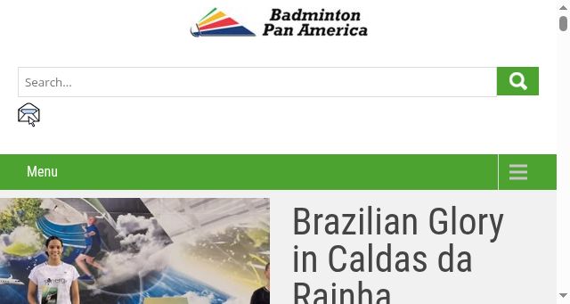 Screenshot of badmintonpanam.org
