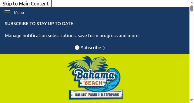 Screenshot of bahamabeachdallas.com