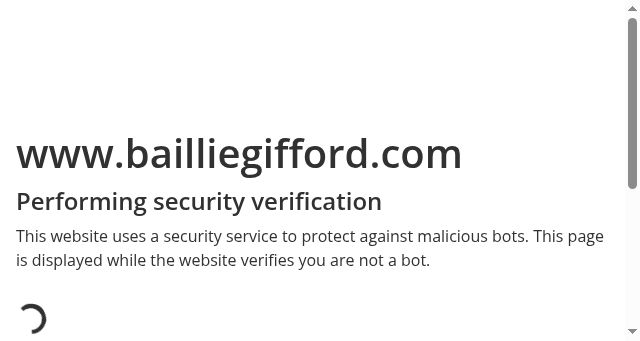 Screenshot of bailliegifford.com