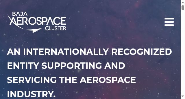 Screenshot of bajaaerospace.org