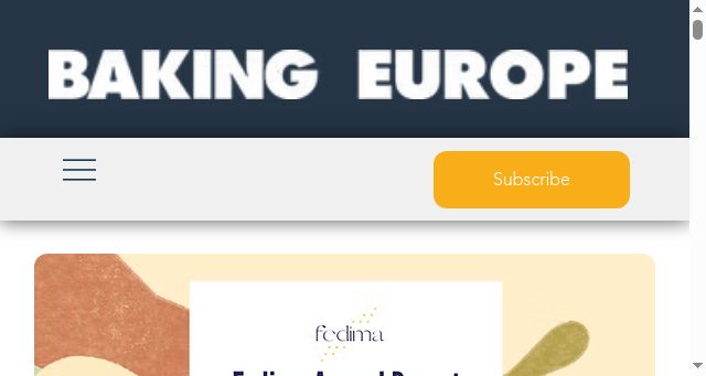 Screenshot of bakingeurope.com