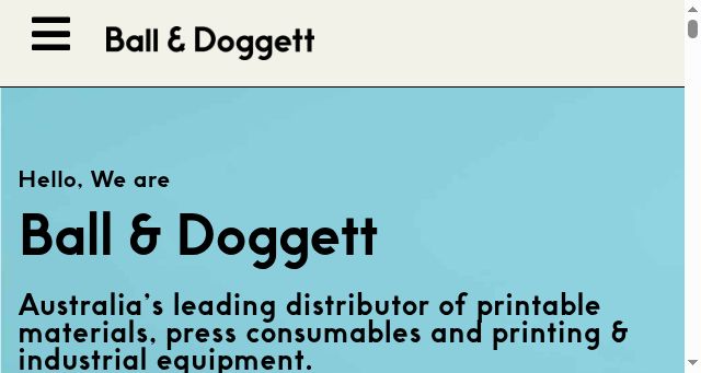 Screenshot of ballanddoggett.com.au