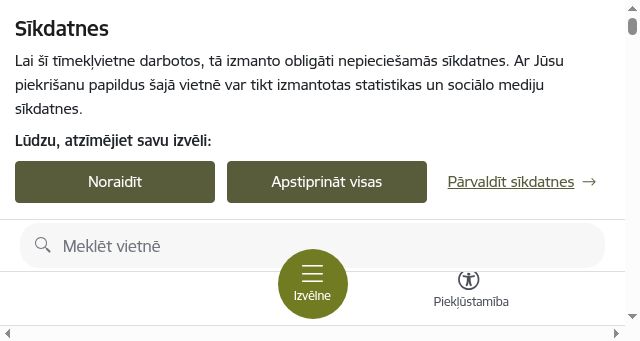Screenshot of balvi.lv