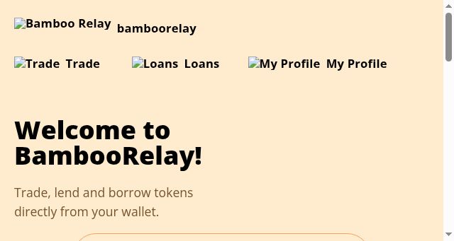 Screenshot of bamboorelay.com
