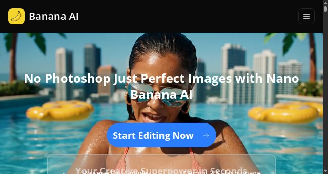 Screenshot of banana-ai.net