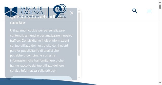Screenshot of bancadipiacenza.it