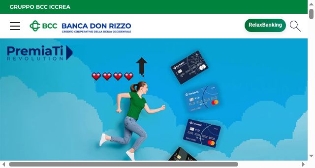 Screenshot of bancadonrizzo.it