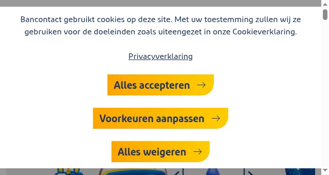 Screenshot of bancontact.com