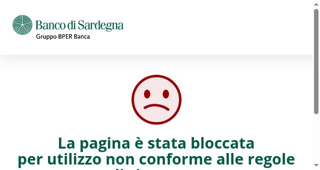 Screenshot of bancosardegna.it