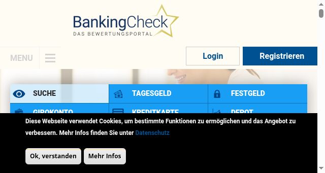 Screenshot of bankingcheck.de