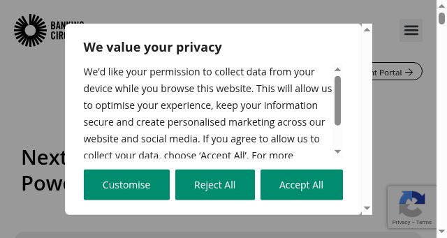Screenshot of bankingcircle.com