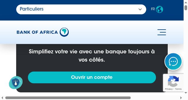 Screenshot of bankofafrica.ma