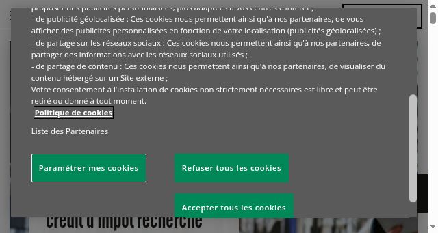 Screenshot of banqueentreprise.bnpparibas