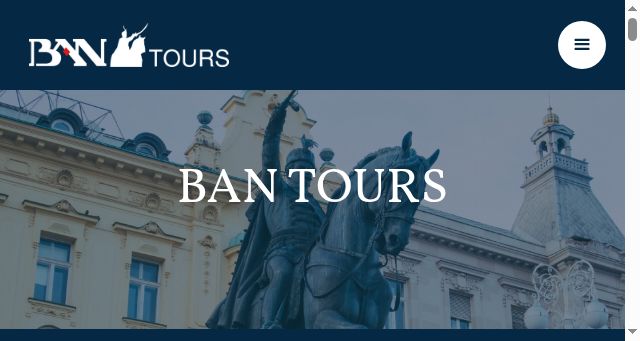 Screenshot of bantours.hr