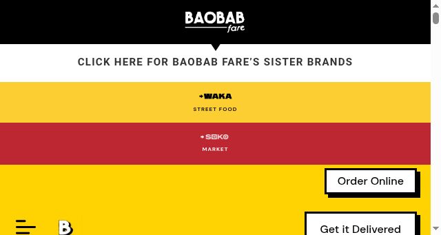 Screenshot of baobabfare.com
