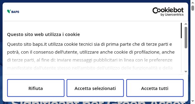 Screenshot of baps.it