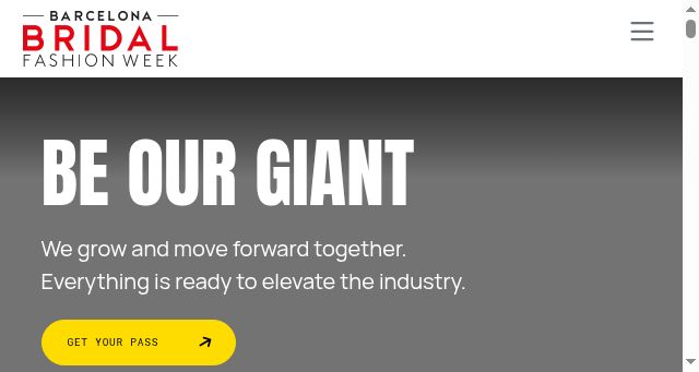 Screenshot of barcelonabridalweek.com