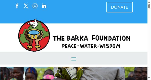 Screenshot of barkafoundation.org