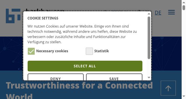 Screenshot of barkhauseninstitut.org