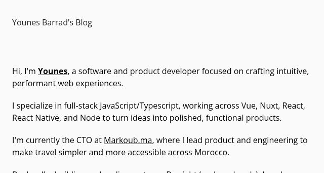 Screenshot of barrad.me
