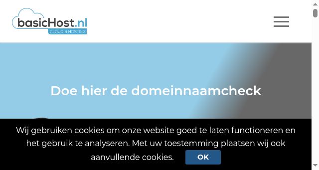 Screenshot of basichost.nl