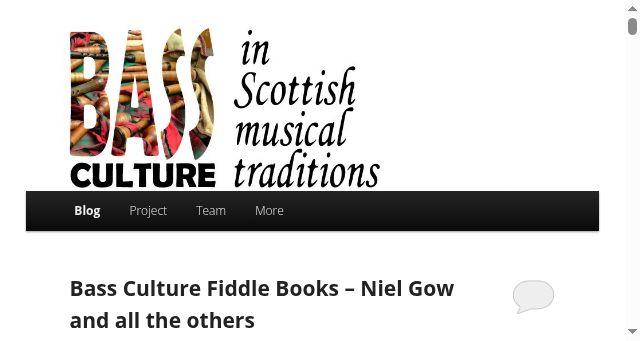 Screenshot of bassculture.info